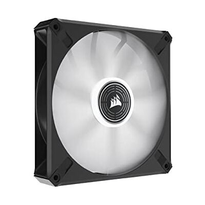 Corsair ML140 LED ELITE, 140mm PWM-Lüfter mit LEDs ( AirGuide-Technologie, Magnetschwebelager, Bis zu 1.600 U/min, acht helle LEDs, Geräuscharm, Hoher Luftstrom) Einzelpackung Weiß Corsair ML140 LED ELITE, 140mm PWM-Lüfter mit LEDs ( AirGuide-Technologie, Magnetschwebelager, Bis zu 1.600 U/min, acht helle LEDs, Geräuscharm, Hoher Luftstrom) Einzelpackung Weiß