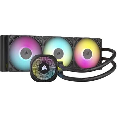 Corsair iCUE LINK TITAN 360 RX RGB Flüssig-CPU-Kühler – Schwarz 360mm AIO, 3x RX120 RGB-Lüfter Inklusive, Geeignet Für Intel LGA 1851/1700, AMD AM5/AM4, Inklusive iCUE LINK System Hub Corsair iCUE LINK TITAN 360 RX RGB Flüssig-CPU-Kühler – Schwarz 360mm AIO, 3x RX120 RGB-Lüfter Inklusive, Geeignet Für Intel LGA 1851/1700, AMD AM5/AM4, Inklusive iCUE LINK System Hub