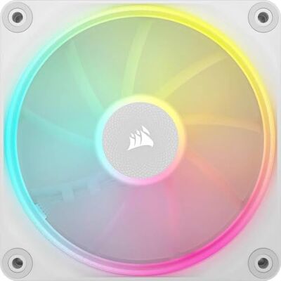 Corsair iCUE LINK LX120 RGB 120mm PWM-Lüfter Dreierpack – Dual Light Loops – Inklusive iCUE LINK System Hub – AirGuide Technologie – Weiß Corsair iCUE LINK LX120 RGB 120mm PWM-Lüfter Dreierpack – Dual Light Loops – Inklusive iCUE LINK System Hub – AirGuide Technologie – Weiß