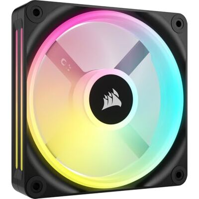 Corsair iCUE LINK QX120 RGB 120mm Magnetic Dome RGB Lüfter Schwarz Corsair iCUE LINK QX120 RGB 120mm Magnetic Dome RGB Lüfter Schwarz
