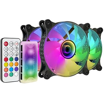 Mars Gaming MF-3DKIT Schwarz, Kit 3 ARGB 360° 12cm Lüfter, 3D Infinity Mirror, Anti-vibrationssystem, ARGB Controller, RF Fernbedienung, Voll Kompatibel Mars Gaming MF-3DKIT Schwarz, Kit 3 ARGB 360° 12cm Lüfter, 3D Infinity Mirror, Anti-vibrationssystem, ARGB Controller, RF Fernbedienung, Voll Kompatibel