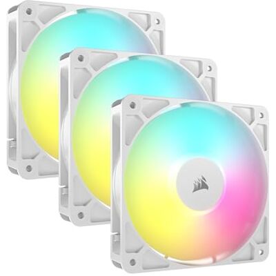 Corsair Confezione Da 3 Ventole Argb Da 120 Mm Rs120 Bianco Corsair Confezione Da 3 Ventole Argb Da 120 Mm Rs120 Bianco