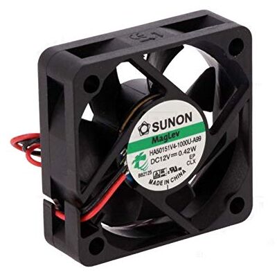 Sunon Lüfter 50x50x15mm HA50151V4-A99 DC 12V 3200 U/min 16dBA Vapolager 2 Litzen Sunon Lüfter 50x50x15mm HA50151V4-A99 DC 12V 3200 U/min 16dBA Vapolager 2 Litzen