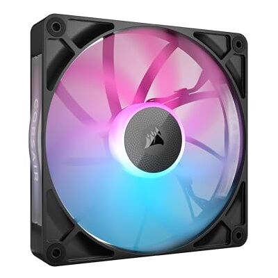 Corsair iCUE LINK RX140 RGB 140mm PWM-Lüfter Magnetisches Kuppellager Einzelner Lüfter Schwarz Corsair iCUE LINK RX140 RGB 140mm PWM-Lüfter Magnetisches Kuppellager Einzelner Lüfter Schwarz