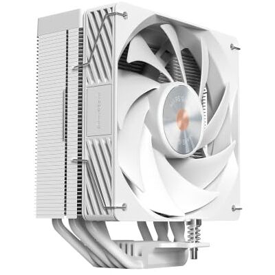 Mars Gaming MCPU-X5, CPU-Kühler 280W TDP, 5x HCT-Heatpipes der Neuen Generation, PWM-Lüfter SI Extreme-Silent 120mm, Hyperbalancierter Kupferkern, Universelle Intel- und AMD-Kompatibilität, Weiß Mars Gaming MCPU-X5, CPU-Kühler 280W TDP, 5x HCT-Heatpipes der Neuen Generation, PWM-Lüfter SI Extreme-Silent 120mm, Hyperbalancierter Kupferkern, Universelle Intel- und AMD-Kompatibilität, Weiß