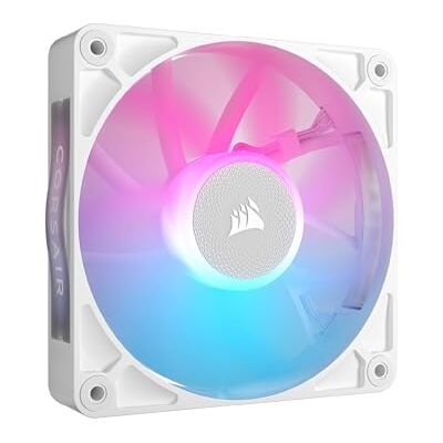 Corsair iCUE LINK RX120 RGB 120mm PWM-Lüfter Magnetisches Kuppellager Einzelner Lüfter Weiß Corsair iCUE LINK RX120 RGB 120mm PWM-Lüfter Magnetisches Kuppellager Einzelner Lüfter Weiß