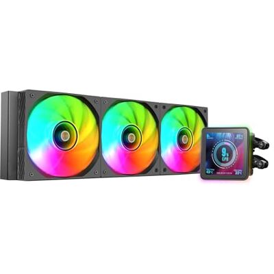 Mars Gaming ML-VISIONPRO360, AIO-Flüssigkeitskühlung, TDP 600W, 3x ARGB 120mm FDB-Lüfter Kupfer- und Aluminiumkern, 4” Abnehmbares Magnetisches IPS-LCD-Display, Opti-Chamber 3. Generation, Schwarz Mars Gaming ML-VISIONPRO360, AIO-Flüssigkeitskühlung, TDP 600W, 3x ARGB 120mm FDB-Lüfter Kupfer- und Aluminiumkern, 4” Abnehmbares Magnetisches IPS-LCD-Display, Opti-Chamber 3. Generation, Schwarz