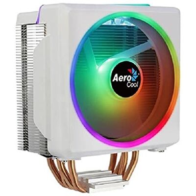 Aerocool CYLON4FW, ARGB CPU Kühler Weiß, TDP 145W, ARGB 12cm Lüfter, HCTT 4 Heatpipes Aerocool CYLON4FW, ARGB CPU Kühler Weiß, TDP 145W, ARGB 12cm Lüfter, HCTT 4 Heatpipes