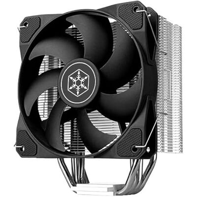 Silverstone Technology Argon V120,Hochleistungsfähiger 120-mm-CPU-Kühler mit vier Kupfer-Wärmerohren mit einem Durchmesser von Ø6 mm, SST-ARV120B Silverstone Technology Argon V120,Hochleistungsfähiger 120-mm-CPU-Kühler mit vier Kupfer-Wärmerohren mit einem Durchmesser von Ø6 mm, SST-ARV120B