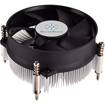 Silverstone SST-NT09-115X Nitrogon Low Profile CPU-Kühler mit lautlos einstellbarem 80 mm-PWM-Lüfter für Intel Sockel Silverstone SST-NT09-115X Nitrogon Low Profile CPU-Kühler mit lautlos einstellbarem 80 mm-PWM-Lüfter für Intel Sockel