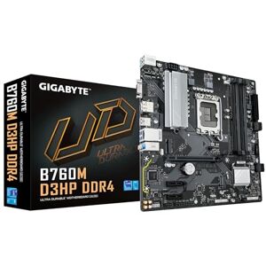 Gigabyte B760M D3HP DDR4 Motherboard Unterstützt Intel Core 14. Generation CPUs, 4+1+1 Phasen Digital VRM, bis zu 5333MHz DDR4 (OC), 2xPCIe 4.0 M.2, GbE LAN, USB 3.2 Gen1 Gigabyte B760M D3HP DDR4 Motherboard Unterstützt Intel Core 14. Generation CPUs, 4+1+1 Phasen Digital VRM, bis zu 5333MHz DDR4 (OC), 2xPCIe 4.0 M.2, GbE LAN, USB 3.2 Gen1