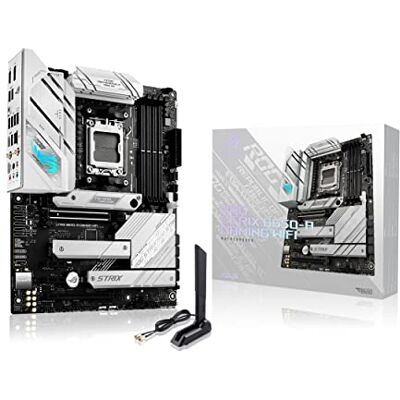 Asus ROG Strix B650-A Gaming WiFi Mainboard Sockel AMD AM5 Ryzen 7000, ATX, DDR5 Speicher, 12+2 Power Stages, USB 3.2 Gen 2x2 Typ-C, PCIe 5.0, Q-Release, WiFi 6E, Aura Sync Asus ROG Strix B650-A Gaming WiFi Mainboard Sockel AMD AM5 Ryzen 7000, ATX, DDR5 Speicher, 12+2 Power Stages, USB 3.2 Gen 2x2 Typ-C, PCIe 5.0, Q-Release, WiFi 6E, Aura Sync