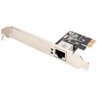 Digitus Gigabit Ethernet Netzwerk-Karte 1 RJ45 Port PCI Express Realtek RTL8111H inkl. Low Profile Slotblende 10/100/1000 Mbps Digitus Gigabit Ethernet Netzwerk-Karte 1 RJ45 Port PCI Express Realtek RTL8111H inkl. Low Profile Slotblende 10/100/1000 Mbps