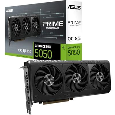 Asus Prime GeForce RTX 5050 8GB GDDR6 OC Edition Gaming Grafikkarte Asus Prime GeForce RTX 5050 8GB GDDR6 OC Edition Gaming Grafikkarte