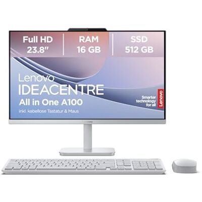 IBM IdeaCentre All-in-One A100 PC 23.8" Full HD Display Intel Core i3-N305 16GB RAM 512GB SSD Intel UHD Grafik Win11 Home QWERTZ grau inkl. Tastatur & Maus 3 Monate Premium Care IBM IdeaCentre All-in-One A100 PC 23.8" Full HD Display Intel Core i3-N305 16GB RAM 512GB SSD Intel UHD Grafik Win11 Home QWERTZ grau inkl. Tastatur & Maus 3 Monate Premium Care