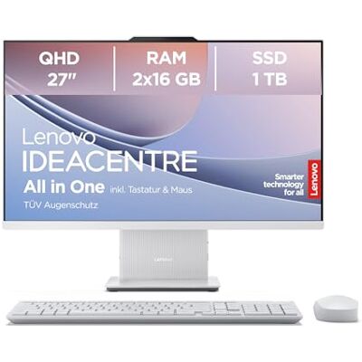 IBM IdeaCentre All in One 27" QHD Display Intel Core i7-240H 32GB RAM 1TB SSD Intel Grafik Win11 Home QWERTZ grau inkl. Tastatur & Maus 3 Monate Premium Care IBM IdeaCentre All in One 27" QHD Display Intel Core i7-240H 32GB RAM 1TB SSD Intel Grafik Win11 Home QWERTZ grau inkl. Tastatur & Maus 3 Monate Premium Care