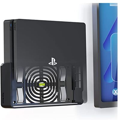 TotalMount 2517 Wandhalterung für Sony PlayStation 4 Slim Konsole mit Hitze Management und Sicherheits-Klip Schwarz TotalMount 2517 Wandhalterung für Sony PlayStation 4 Slim Konsole mit Hitze Management und Sicherheits-Klip Schwarz