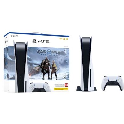 Playstation Console Sony 5 Édition Standard Blanche God of War Ragnarok Playstation Console Sony 5 Édition Standard Blanche God of War Ragnarok