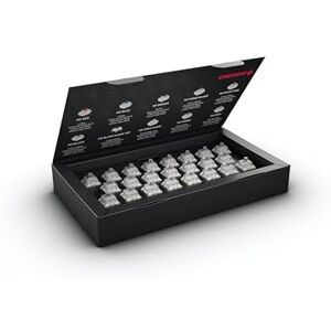 CHERRY MX RGB Speed Silver Switch Kit, 23 Mechanische Tastatur-Schalter, für DIY, Hot Swap oder Gaming-Keyboard, Linearer Switch ohne klick, Schnell & Direkt CHERRY MX RGB Speed Silver Switch Kit, 23 Mechanische Tastatur-Schalter, für DIY, Hot Swap oder Gaming-Keyboard, Linearer Switch ohne klick, Schnell & Direkt