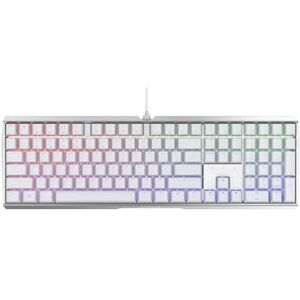 CHERRY MX Board 3.0 S, Mechanische Gaming-Tastatur mit Kabel, EU-Layout (QWERTY), Robustes Aluminium-Gehäuse, RGB-Beleuchtung, MX Brown Switches, Weiß CHERRY MX Board 3.0 S, Mechanische Gaming-Tastatur mit Kabel, EU-Layout (QWERTY), Robustes Aluminium-Gehäuse, RGB-Beleuchtung, MX Brown Switches, Weiß
