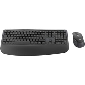 Logitech Signature Comfort Plus Combo MK880, kabelloses Tastatur-Maus-Set, komfortable Tastatur in Standardgröße Handballenauflage, geräuscharmen Klicks, Bluetooth, Windows, macOS, DEU QWERTZ-Graphit Logitech Signature Comfort Plus Combo MK880, kabelloses Tastatur-Maus-Set, komfortable Tastatur in Standardgröße Handballenauflage, geräuscharmen Klicks, Bluetooth, Windows, macOS, DEU QWERTZ-Graphit