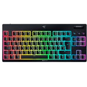 Razer BlackWidow V4 Tenkeyless HyperSpeed Low Profil Kabellose Hot-Swap-Gaming-Tastatur (HyperSpeed Wireless & BT, Hot-Swap, Multifunktionaler Drehregler & Funktionstasten) Orange Switch DE Layout Razer BlackWidow V4 Tenkeyless HyperSpeed Low Profil Kabellose Hot-Swap-Gaming-Tastatur (HyperSpeed Wireless & BT, Hot-Swap, Multifunktionaler Drehregler & Funktionstasten) Orange Switch DE Layout
