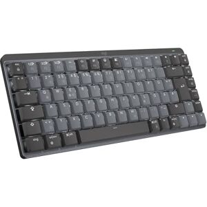 Logitech MX Mechanische kabellose Mini-Tastatur mit Beleuchtung, Lineare Tasten, Hintergrundbeleuchtung, Bluetooth, USB-C, macOS, Windows, Linux, Android, Metall, Deutsches QWERTZ-Layout Graphit Logitech MX Mechanische kabellose Mini-Tastatur mit Beleuchtung, Lineare Tasten, Hintergrundbeleuchtung, Bluetooth, USB-C, macOS, Windows, Linux, Android, Metall, Deutsches QWERTZ-Layout Graphit