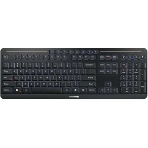 CHERRY Stream Keyboard Ultimate, Kabellose Multi-Device-Tastatur für bis zu 4 Geräte, US-Layout (QWERTY), Bluetooth, 2,4 GHz & Kabel, Beleuchtet, Schwarz CHERRY Stream Keyboard Ultimate, Kabellose Multi-Device-Tastatur für bis zu 4 Geräte, US-Layout (QWERTY), Bluetooth, 2,4 GHz & Kabel, Beleuchtet, Schwarz