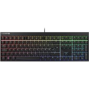 CHERRY MX 2.0S, Mechanische Gaming-Tastatur mit RGB-Beleuchtung, Deutsches Layout (QWERTZ), Kabelgebunden, Designed in Germany, MX Black Switches, Schwarz CHERRY MX 2.0S, Mechanische Gaming-Tastatur mit RGB-Beleuchtung, Deutsches Layout (QWERTZ), Kabelgebunden, Designed in Germany, MX Black Switches, Schwarz