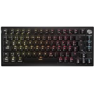 Corsair K65 Plus Wireless 75% RGB Hot-Swap-Fähige Mechanische Gaming-Tastatur – Vorgeschmierte Taktile MLX Fusion-Schalter – PBT-Schlüsselkappen – QWERTZ DE – Schwarz Corsair K65 Plus Wireless 75% RGB Hot-Swap-Fähige Mechanische Gaming-Tastatur – Vorgeschmierte Taktile MLX Fusion-Schalter – PBT-Schlüsselkappen – QWERTZ DE – Schwarz