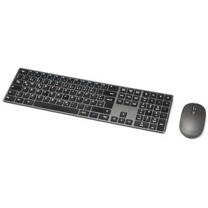 Amazon Basics Tastatur und Maus, kabellos, aufladbar, ultradünn, leiser Anschlag, mit Nummernblock, (dt. Layout nicht garantiert), schwarz Amazon Basics Tastatur und Maus, kabellos, aufladbar, ultradünn, leiser Anschlag, mit Nummernblock, (dt. Layout nicht garantiert), schwarz