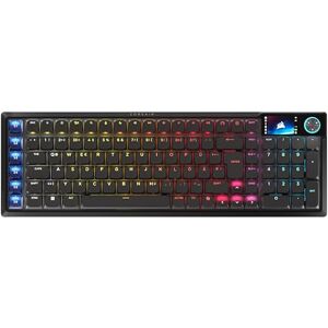 Corsair Vanguard AIR 99 Wireless Low-Profile RGB Optical-Mechanische Gaming-Tastatur – QWERTZ Deutsch, 99% Layout, OPX-Schalter, 8000Hz Hyper-Polling, Stream Deck-Integration, Flashtap SOCD – Schwarz Corsair Vanguard AIR 99 Wireless Low-Profile RGB Optical-Mechanische Gaming-Tastatur – QWERTZ Deutsch, 99% Layout, OPX-Schalter, 8000Hz Hyper-Polling, Stream Deck-Integration, Flashtap SOCD – Schwarz