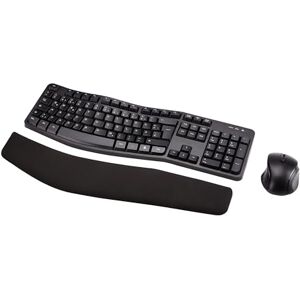 Amazon Basics Tastatur-Maus-Set, ergonomisch, kabellos, DE Layout schwarz Amazon Basics Tastatur-Maus-Set, ergonomisch, kabellos, DE Layout schwarz