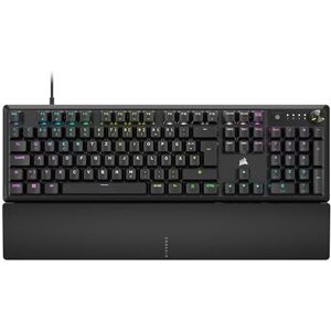 Corsair K70 CORE RGB Mechanische Gaming-Tastatur Mit Handballenauflage – Geschmierte MLX Red Linear-Schalter, SOCD, Schalldämpfung, Mediensteuerungsrad, iCUE–Kompatibel, QWERTZ DE – Schwarz Corsair K70 CORE RGB Mechanische Gaming-Tastatur Mit Handballenauflage – Geschmierte MLX Red Linear-Schalter, SOCD, Schalldämpfung, Mediensteuerungsrad, iCUE–Kompatibel, QWERTZ DE – Schwarz