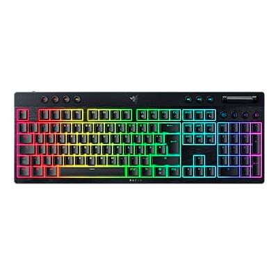 Razer BlackWidow V4 Low-Profile HyperSpeed Kabellose, Flache mechanische Gaming-Tastatur HyperSpeed Wireless & BT Multi Drehregler & 11 Funktionstasten Orange Switches QWERTZ DE-Layout Razer BlackWidow V4 Low-Profile HyperSpeed Kabellose, Flache mechanische Gaming-Tastatur HyperSpeed Wireless & BT Multi Drehregler & 11 Funktionstasten Orange Switches QWERTZ DE-Layout