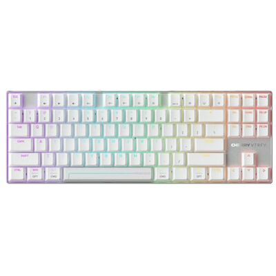 CHERRY XTRFY MX 8.2 Pro TMR Wireless, Magnetisch/Mechanisch TKL-Gaming-Tastatur, US Layout (QWERTY), Hot-Swappable Cherry MK Crystal-Schalter, Weiß CHERRY XTRFY MX 8.2 Pro TMR Wireless, Magnetisch/Mechanisch TKL-Gaming-Tastatur, US Layout (QWERTY), Hot-Swappable Cherry MK Crystal-Schalter, Weiß