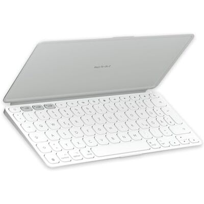 Logitech Keys-To-Go 2, mobile kabellose Tastatur für iPad Mit Schutzcover, schlank, kompakt, For iPad, iPhone, Mac, Apple TV, einfacher Gerätewechsel, DEU QWERTZ-Layout Weiß Logitech Keys-To-Go 2, mobile kabellose Tastatur für iPad Mit Schutzcover, schlank, kompakt, For iPad, iPhone, Mac, Apple TV, einfacher Gerätewechsel, DEU QWERTZ-Layout Weiß