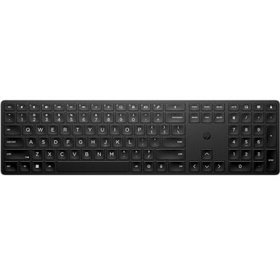 HP 450 Programmierbare Wireless Tastatur, QWERTZ Deutsches Layout, Kabellos 2,4 GHz, Full-Size, 20+ frei belegbare Tasten, Bis zu 20 Monate Akkulaufzeit, Ergonomisch, Schwarz HP 450 Programmierbare Wireless Tastatur, QWERTZ Deutsches Layout, Kabellos 2,4 GHz, Full-Size, 20+ frei belegbare Tasten, Bis zu 20 Monate Akkulaufzeit, Ergonomisch, Schwarz
