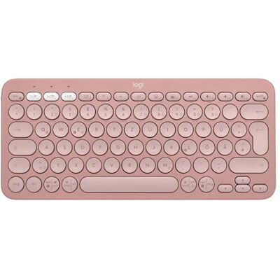 Logitech Pebble Keys 2 K380s, kabellose Multi-Device Bluetooth-Tastatur Anpassbare Sondertasten, schlank, mobil, Easy-Switch für Windows, macOS, iPadOS, Android, ChromeOS, Deutsches QWERTZ Rosa Logitech Pebble Keys 2 K380s, kabellose Multi-Device Bluetooth-Tastatur Anpassbare Sondertasten, schlank, mobil, Easy-Switch für Windows, macOS, iPadOS, Android, ChromeOS, Deutsches QWERTZ Rosa