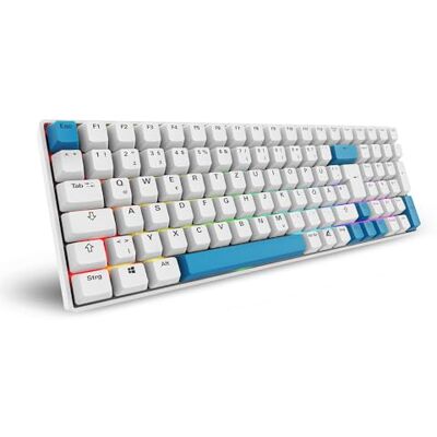 Sharkoon SGK50 S2 PBT Weiß, RGB, Gateron GPRO Gelb Sharkoon SGK50 S2 PBT Weiß, RGB, Gateron GPRO Gelb