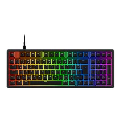 HyperX Origins 2 1800 – Gaming-Tastatur, QWERTZ deutsches Layout, PC, austauschbares Gehäuse, Hot-Swap-Switches, 1800 Layout, 8K-Abfragerate, Verstellbarer Winkel, mechanische Schalter, Schwarz HyperX Origins 2 1800 – Gaming-Tastatur, QWERTZ deutsches Layout, PC, austauschbares Gehäuse, Hot-Swap-Switches, 1800 Layout, 8K-Abfragerate, Verstellbarer Winkel, mechanische Schalter, Schwarz