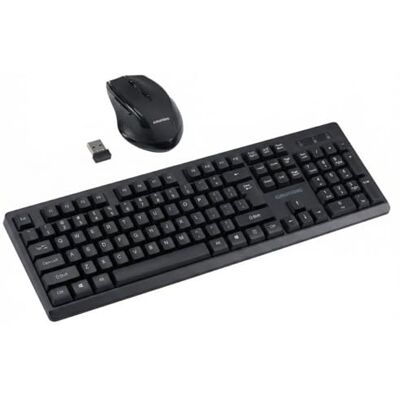 Grundig Kabelloses Tastatur- und Maus-Set QWERTY mit 104 Tasten Computermaus mit 3 DPI-Stufen Inkl. USB-A-Empfänger Schwarz Grundig Kabelloses Tastatur- und Maus-Set QWERTY mit 104 Tasten Computermaus mit 3 DPI-Stufen Inkl. USB-A-Empfänger Schwarz