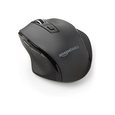 Amazon Basics Ergonomische kabellose USB Maus DPI einstellbar Schwarz Amazon Basics Ergonomische kabellose USB Maus DPI einstellbar Schwarz