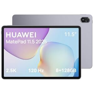 Huawei MatePad 11,5" 2025 Tablet, 2.5K 120Hz, 8+128GB, 10.100 mAh Akku, Bis zu 14 Stunden Videowiedergabe, 40 W Supercharge, Wi-Fi 6, Vierfach-Lautsprecher, Gaming, Grau Huawei MatePad 11,5" 2025 Tablet, 2.5K 120Hz, 8+128GB, 10.100 mAh Akku, Bis zu 14 Stunden Videowiedergabe, 40 W Supercharge, Wi-Fi 6, Vierfach-Lautsprecher, Gaming, Grau