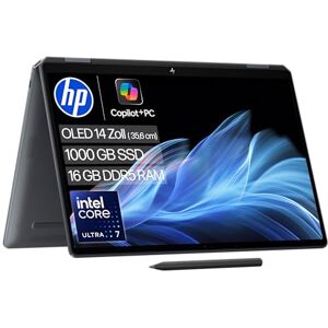 HP OmniBook Ultra Flip 2-in-1 Laptop (14 Zoll 2.8K Touchscreen, Intel Core Ultra 7, Copilot+, 16GB RAM, 1TB, Win11, QWERTZ) Eclipse Gray HP OmniBook Ultra Flip 2-in-1 Laptop (14 Zoll 2.8K Touchscreen, Intel Core Ultra 7, Copilot+, 16GB RAM, 1TB, Win11, QWERTZ) Eclipse Gray