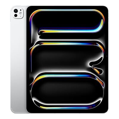 Apple 13" iPad Pro M5, 2 TB: Ultra Retina XDR Display, 12 MP Querformat Frontkamera/12 MP Rückkamera, LiDAR Scanner, WLAN und 5G Mobilfunk, Batterie für den ganzen Tag – Silber Apple 13" iPad Pro M5, 2 TB: Ultra Retina XDR Display, 12 MP Querformat Frontkamera/12 MP Rückkamera, LiDAR Scanner, WLAN und 5G Mobilfunk, Batterie für den ganzen Tag – Silber