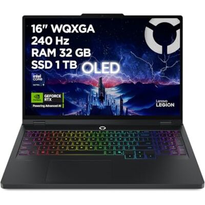 IBM Legion Pro 5 Gaming AI Laptop 16" WQXGA OLED 240Hz Intel Core Ultra 9 275HX 32GB RAM 1TB SSD NVIDIA GeForce RTX 5070Ti Windows 11 QWERTZ Schwarz 3 Monate GamePass IBM Legion Pro 5 Gaming AI Laptop 16" WQXGA OLED 240Hz Intel Core Ultra 9 275HX 32GB RAM 1TB SSD NVIDIA GeForce RTX 5070Ti Windows 11 QWERTZ Schwarz 3 Monate GamePass