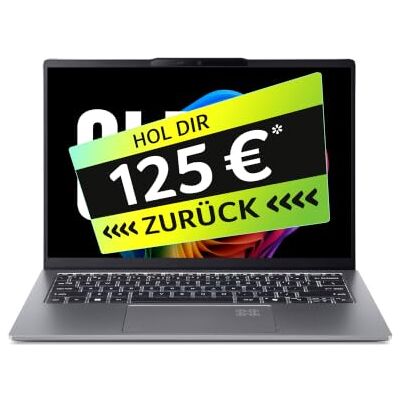 Acer Swift Go 14 AI OLED Laptop Ryzen Al 7 16GB 512GB mit Netzteil 14" OLED Display AMD Ryzen Al 7 350 16GB RAM 512GB SSD Radeon 860M Windows 11 QWERTZ Tastatur SFG14-64-R3EW Acer Swift Go 14 AI OLED Laptop Ryzen Al 7 16GB 512GB mit Netzteil 14" OLED Display AMD Ryzen Al 7 350 16GB RAM 512GB SSD Radeon 860M Windows 11 QWERTZ Tastatur SFG14-64-R3EW