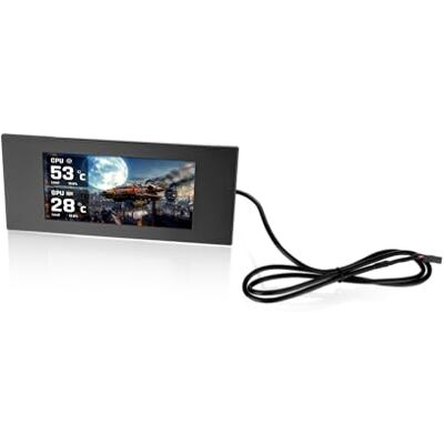 Thermaltake View 600 LCD Panel kit 6.0" Display Black Thermaltake View 600 LCD Panel kit 6.0" Display Black