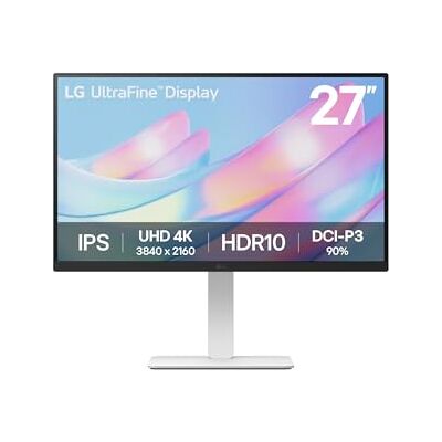 LG 27US50Z-W 27 Zoll 4K UHD IPS Monitor, HDR10, 90% DCI-P3, 2X HDMI 2.0, 1x DisplayPort 1.4, Weiß LG 27US50Z-W 27 Zoll 4K UHD IPS Monitor, HDR10, 90% DCI-P3, 2X HDMI 2.0, 1x DisplayPort 1.4, Weiß